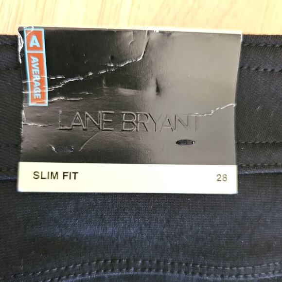 Lane Bryant Slim Fit Ponte Pant - Black- plus size 28 Average - NWT - Picture 5 of 8